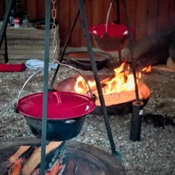 Bon-fire Bålsteder^gryde 8l, sort emalje