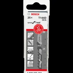 Sale Bosch gør det selv Bosch 25 stk. T 144 DHM + 1 EXPERT hårdttræ stiksavklingesæt