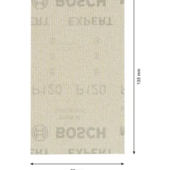 Sliberondeller Og Slibeark^Bosch EXPERT M480 slibenet til planslibere 80x133 mm, G 120, 10 stk.