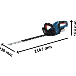 Outlet Bosch Professional Bosch GHE 18V-60 18V hækkeklipper 60 cm solo