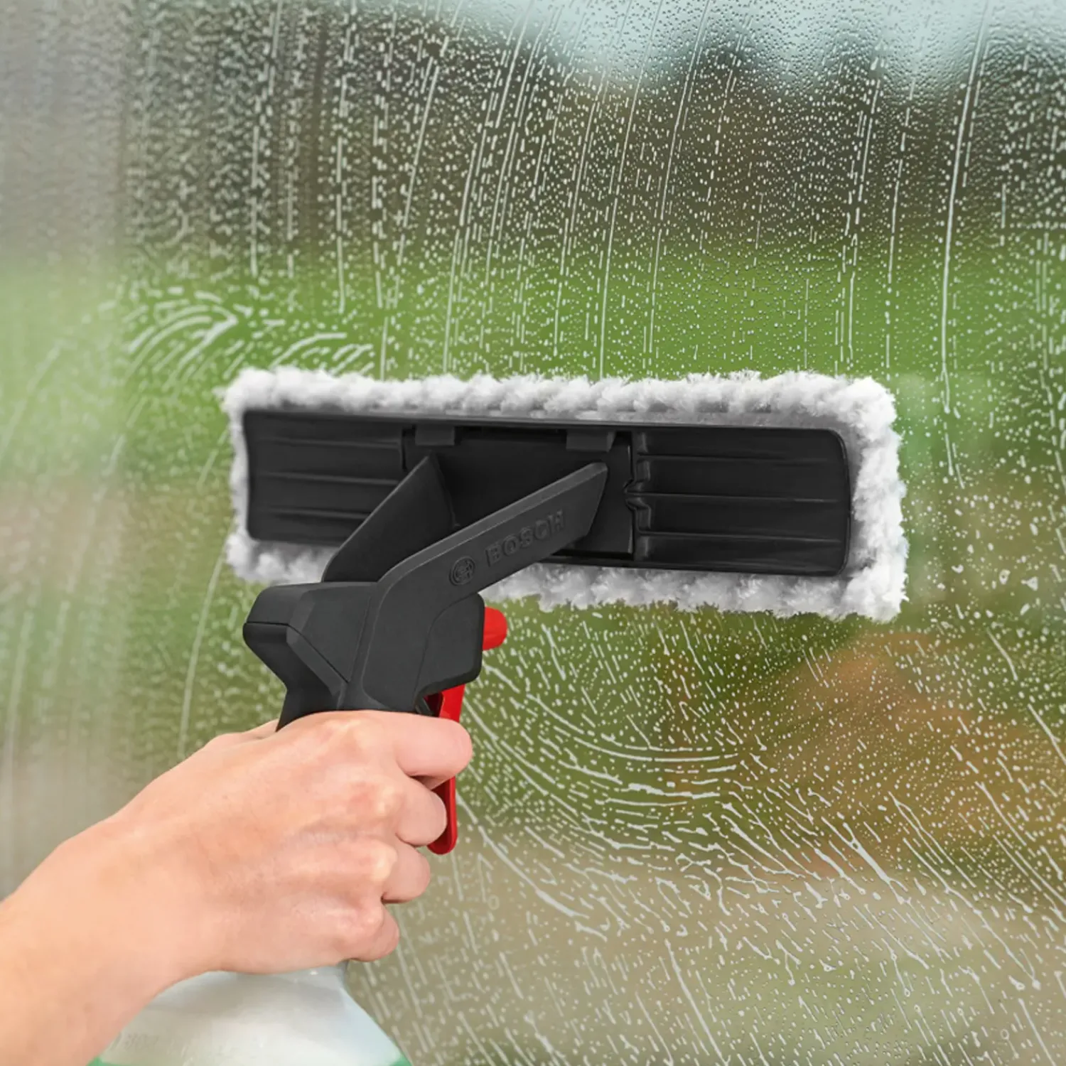 Bosch gør det selv Rengøringsartikler|Tilbehør Til Kontor Og Værksted^Bosch GlassVAC 3,6V Solo Plus vinduesvasker