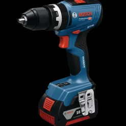 Online Bosch GSB 18V-65 slagboremaskine 2x5Ah batteri og L-BOXX