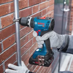 Online Bosch GSB 18V-65 slagboremaskine 2x5Ah batteri og L-BOXX