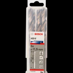 Bor- Og Borsæt^Bosch HSS-G metalbor DIN 338 Ø1x34 mm 2 stk.