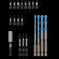 Clearance Bosch Professional Bosch PRO Impact blandet skrue- og Multi Construction-boresæt, 20 stk.