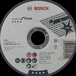 Sale Bosch gør det selv Bosch PRO limet skæreskive i rustfrit stål og metal, 125x1,6x22,23 mm, lige, oSa