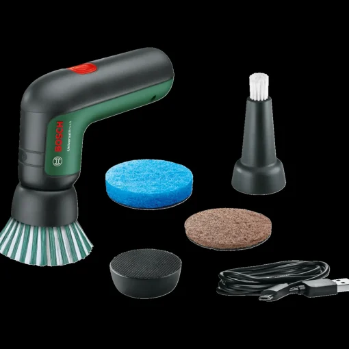 Bosch gør det selv Rengøringsartikler|Tilbehør Til Kontor Og Værksted^Bosch UniversalBrush rengøringsværktøj 3,6V USB