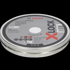 Bosch Professional Klinger Til Vinkelslibere^Bosch X-Lock Standard for Inox skæreskive lige 125x1 mm 10 stk