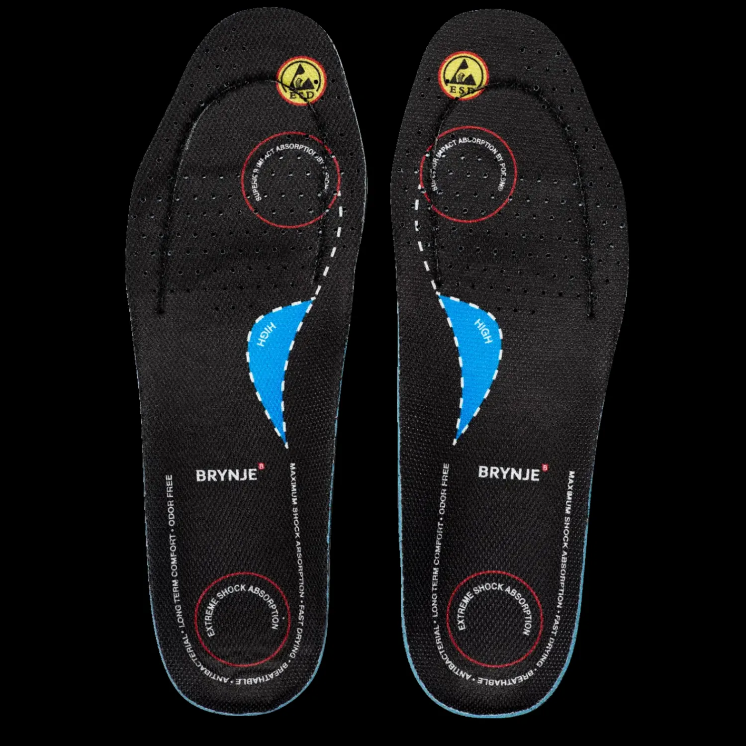 Brynje Skotilbehør^68203 indlægssål str. 40-41 blå