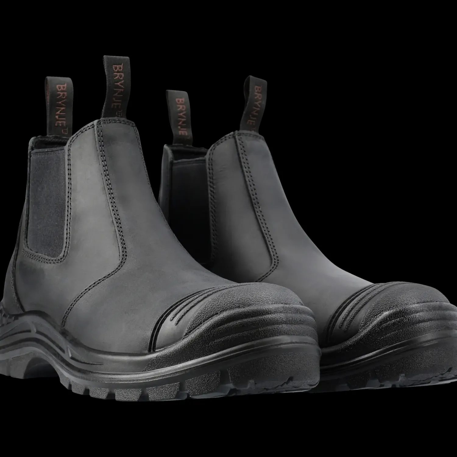 Brynje Sikkerhedssko^lukkede sikkerhedstøvler i læder str. 46