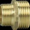 Vvs-Fittings Og Rør^Brystnippel 1/2"x3/8" messing