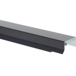 Tilbehør Til Tage Og Tagrender^Bygtjek sternkapsel lige 25x25x1000 mm sort/alu