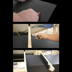 WinWin Tilbehør Til Tage Og Tagrender^Bygtjek plade sort 450x950x50x850 mm