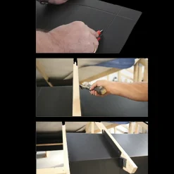 WinWin Tilbehør Til Tage Og Tagrender^Bygtjek plade sort 450x950x50x850 mm