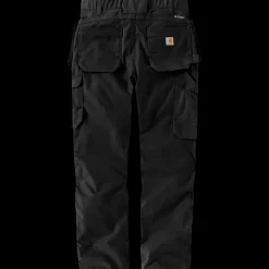 Outlet Carhartt 105070 steel cargo multi-pocket bukser Sort str. 36-32