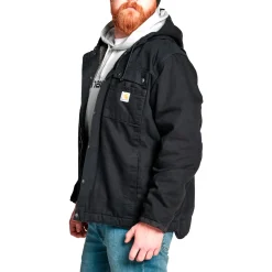 Outlet Carhartt Bartlett jakke sort str. XL