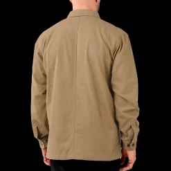 Hot Carhartt canvas fleece foret skjortejakke dark khaki str. S