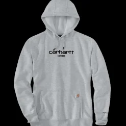 Discount Carhartt Force logo sweatshirt grå str. S