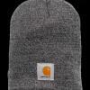 Outlet Carhartt hue acrylic knit hat - Grey/coal