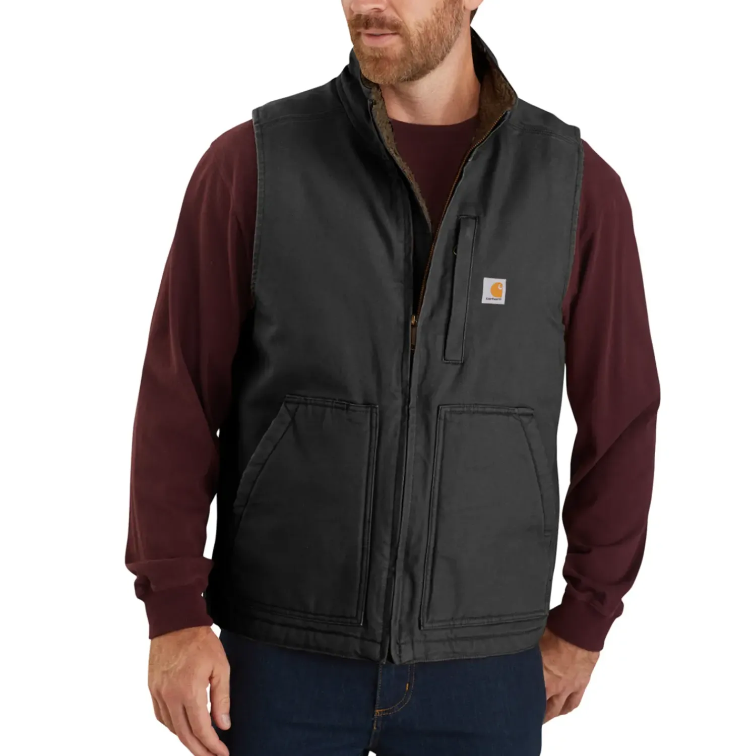 Carhartt Jakker Og Veste^Mock Neck vest sort str. XL
