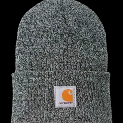 Outlet Carhartt strikhue med logo black/white