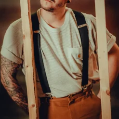 Clearance Charhartt relaxed S/S pocket stripe t-shirt lys str. XL