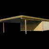 Davidsen Carporte^Christian dobbelt carport med redskabsrum 836x630 cm - UDEN TAG