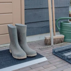 Clean Carpet skoskraber børste sort