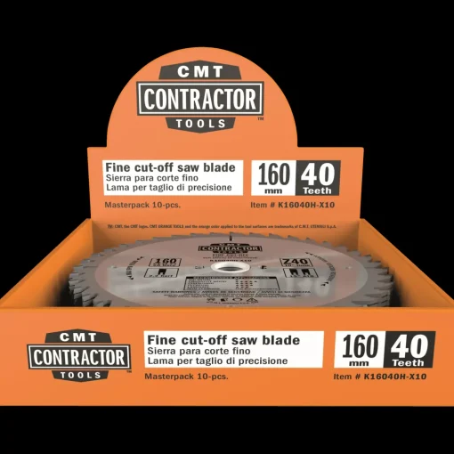 Hot CMT savklinge Contractor 160x2,2x20 Z40W 10 stk pk