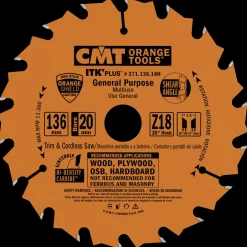 CMT savklinge ITK-Plus 136x1,5x20 Z36W