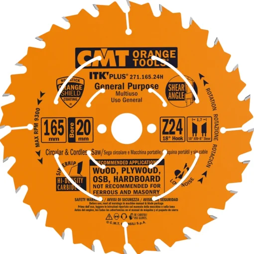 New CMT savklinge ITK-Plus 165x1,7x20 mm Z24W
