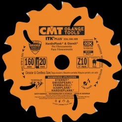CMT Rundsavklinger^savklinge m/diamantskær til fibercement 160x2,4x20 Z10F
