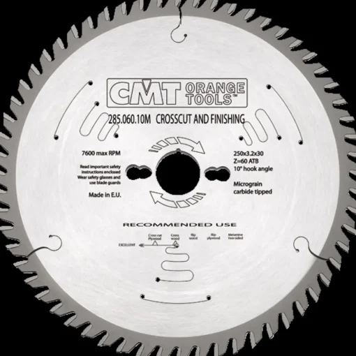 CMT Rundsavklinger^savklinge 250x3,2x30 mm Z60KW