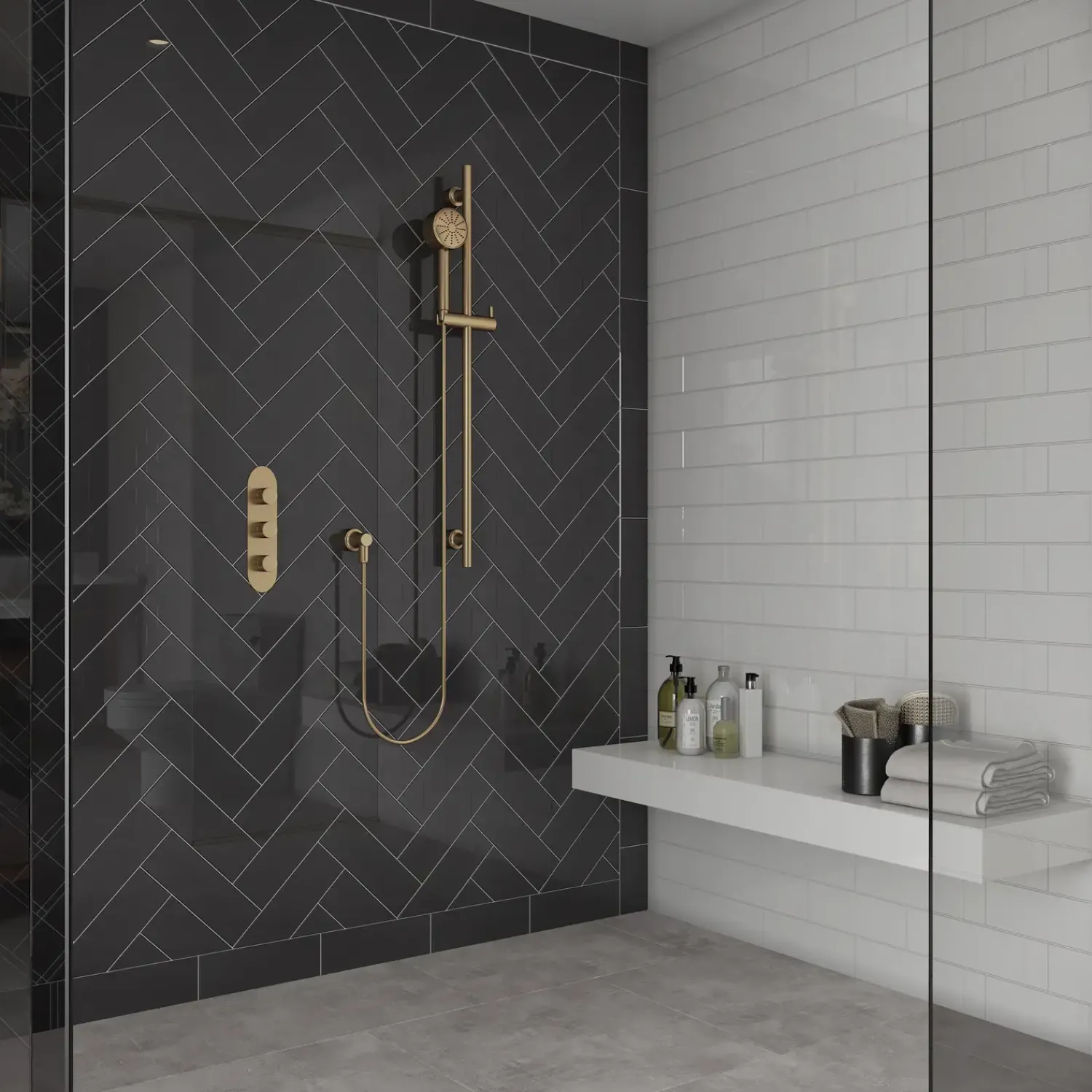 Gulv- Og Vægfliser^Colour Ceramica vægflise 10x30 cm blank hvid