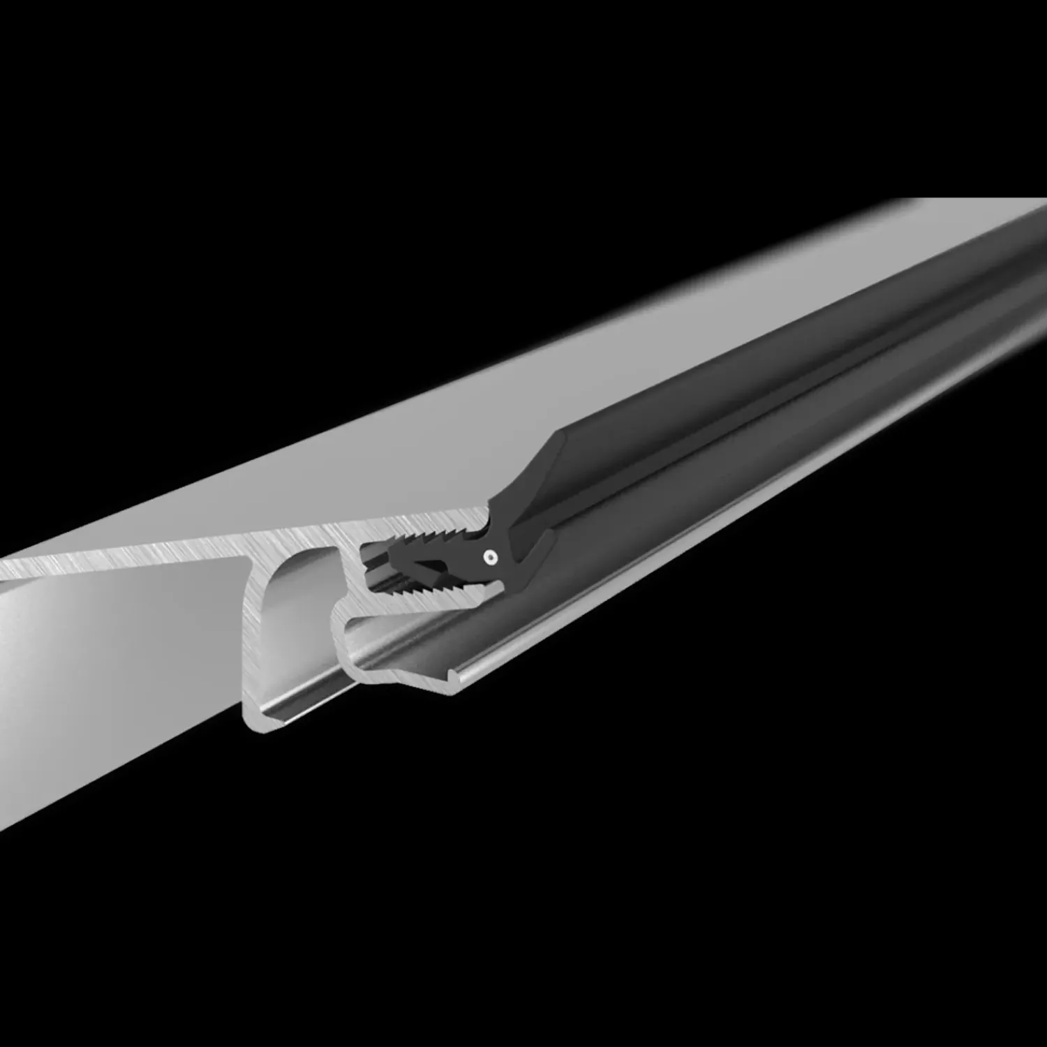 Hot Dafa vinduesbundliste alu-com 16x23,5 mm elox 6 m