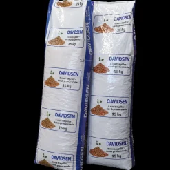 Davidsen Træpiller^træpiller 6 mm 15 kg/pose