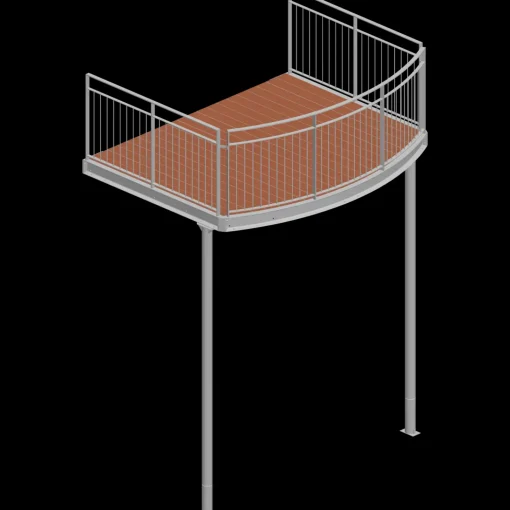 Scandinavian Steelhouse Balkoner Og Baldakiner^Daytona 2 balkon