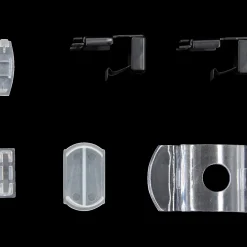 Discount Debel kitsæt til Touch split plisségardin sort