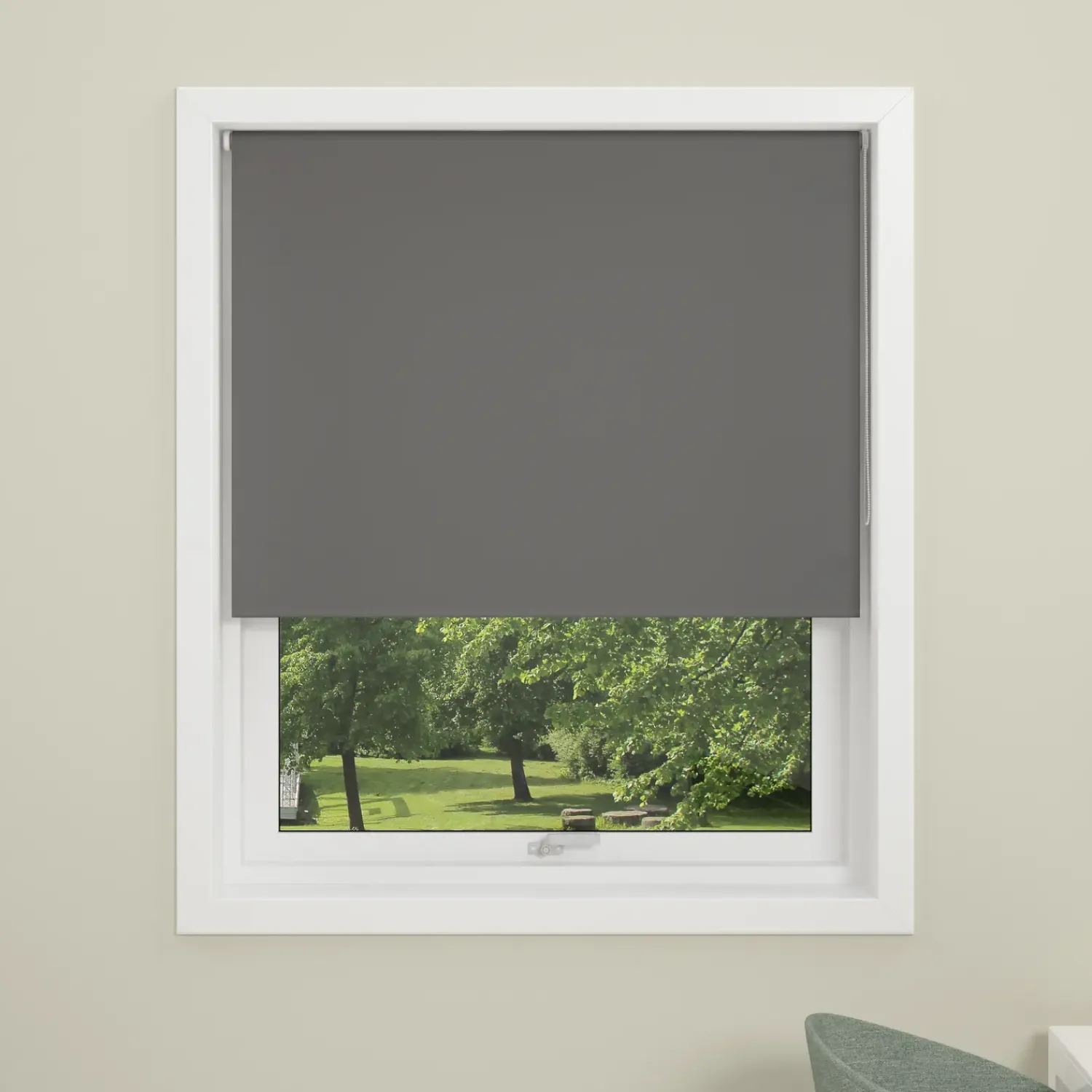 Debel Gardiner|Tilbehør Til Kontor Og Værksted^rullegardin uni grå 80 x 175 cm