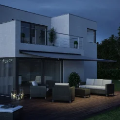 Debel Pergolaer Og Markiser^Sigma markise med motor 400x300 cm koksgrå