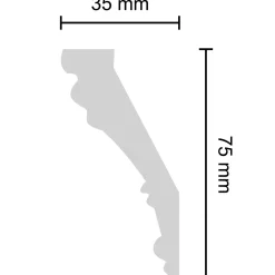 Outlet Decosa stukliste G6 35x75 mm 2 m
