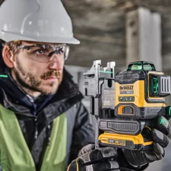 Hot DeWALT DCLE34031D1-QW multilinjelaser grøn 18V 3x360 1x 2.0 Ah batteri og lader