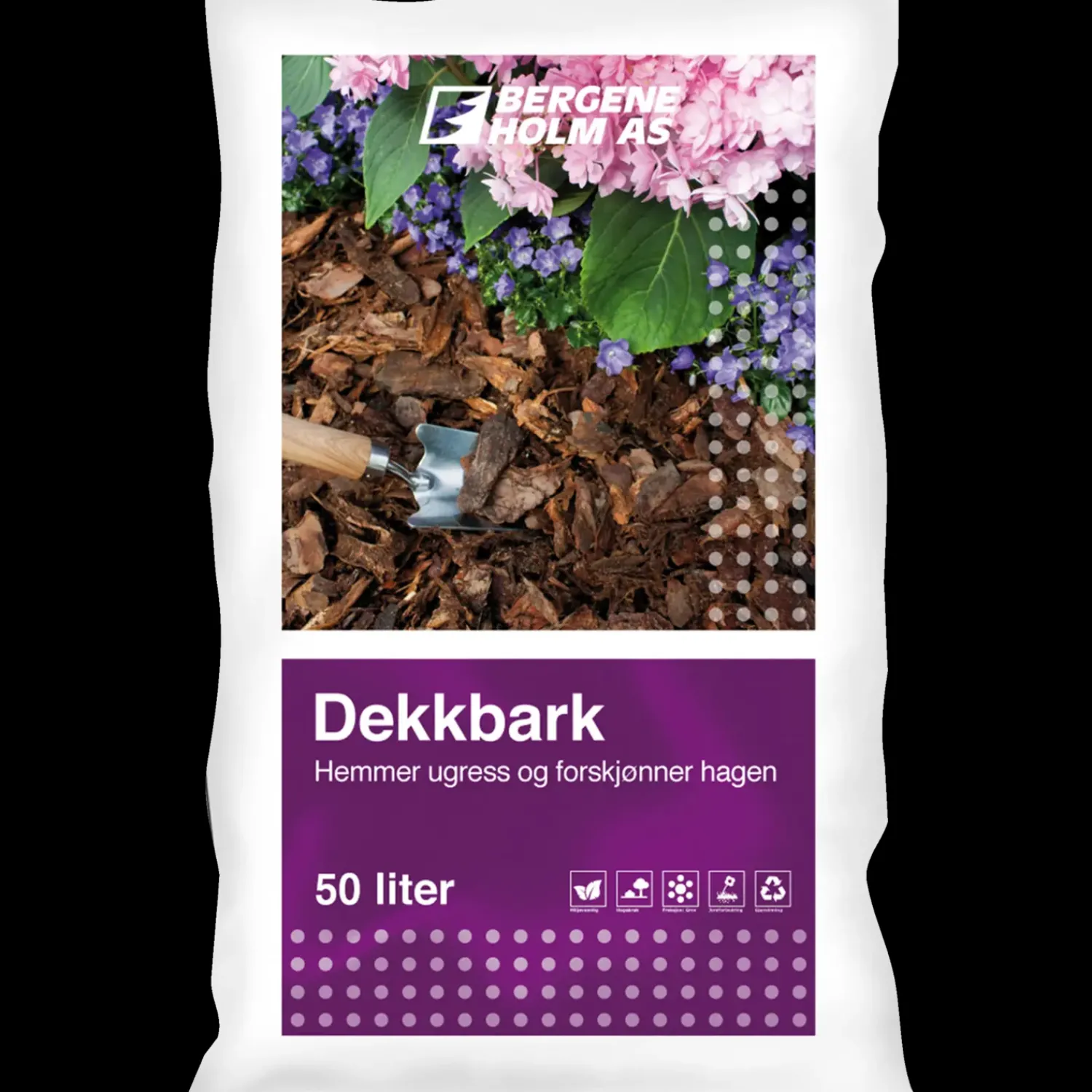 Jord, Sand Og Flis^Dækbark 50 liter