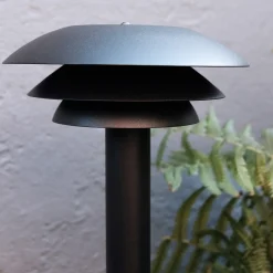 Outlet Dyberg Larsen DL20 udendørs havelampe mat sort, Ø20 cm