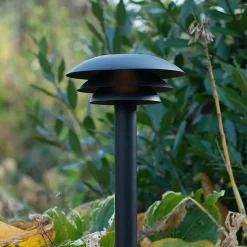 Outlet Dyberg Larsen DL20 udendørs havelampe mat sort, Ø20 cm