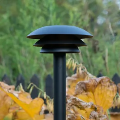 Outlet Dyberg Larsen DL20 udendørs havelampe mat sort, Ø20 cm