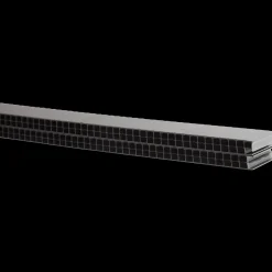 Bygtjek Tilbehør Til Tage Og Tagrender^Dobbelt ventiwin sort 45x22x2100 mm