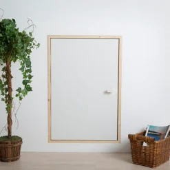 Dolle Nordic Trapper Og Lemme^Dolle ClickFIX® 56WH skunklem hvidmalet udv. karm i 54x80 cm