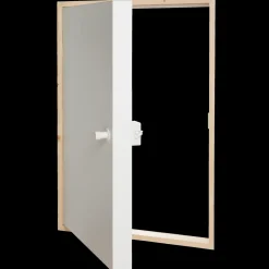 Dolle Nordic Trapper Og Lemme^Dolle ClickFIX® 56WH skunklem hvidmalet udv. karm i 60x60 cm