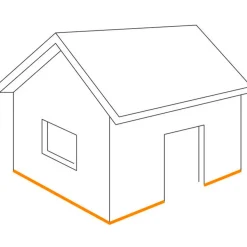 Outlet DS stålprofil Startprofil sort - 3M